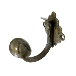 Wieszak ścienny rustykalny pojedynczy złoto antyczne 70x70mm mod.103 EAN