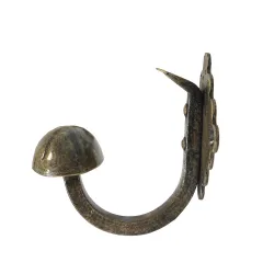 Wieszak ścienny rustykalny pojedynczy złoto antyczne 70x70mm mod.103 EAN