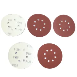 Tarcze ścierne na rzep śr. 150 mm zestaw 5szt mod. TAC731501