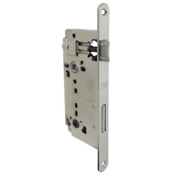 Zamek drzwiowy łazienkowy 90/50 niklowany F18 PATENT GRANDE