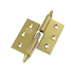 Zawias 60x60mm mosiądz lakierowany rozłączny PRAWY (pl) mod. 1007