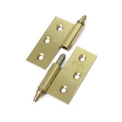 Zawias 60x60mm mosiądz lakierowany rozłączny LEWY (pl) mod. 1007