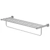 Półka ażurowa z wieszakiem na ręczniki chrom 655mm mod. GORLIZ-1 (D)