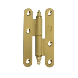 Zawias do drzwi 80x41mm mosiężny matowy rozłączny LEWY (pl) mod. 407