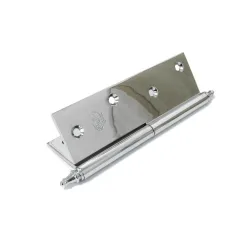 Zawias do drzwi 120x80mm mosiądz chrom mat rozłączny LEWY (pl) mod. 1007