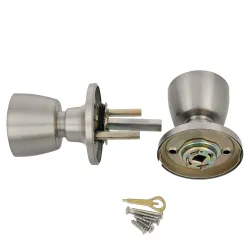 Gałka obrotowa podwójna chrom mat do pokoju mod.606