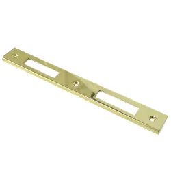 Zaczep kątowy 194x22x4mm mosiądzowany prostokątny do zamków PATENT