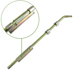 Zasuwa do spawania 600mm żółty ocynk mod. 330