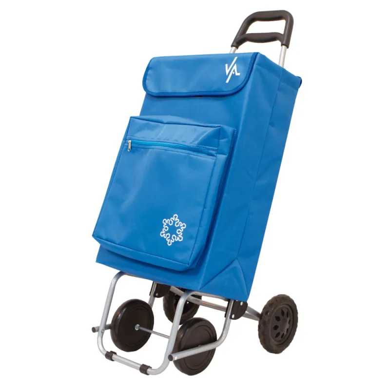 Wózek na zakupy keiszeń termiczna niebieski 48l mod.5