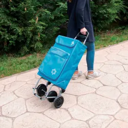 Wózek na zakupy keiszeń termiczna niebieski 48l mod.5