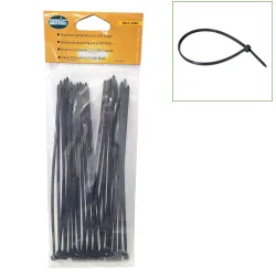 Opaski zaciskowe 3,5x200mm Trytki czarne mod.3400