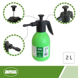 Rozpylacz ciśnieniowy opryskiwacz ręczny 2l zielony mod. 1500