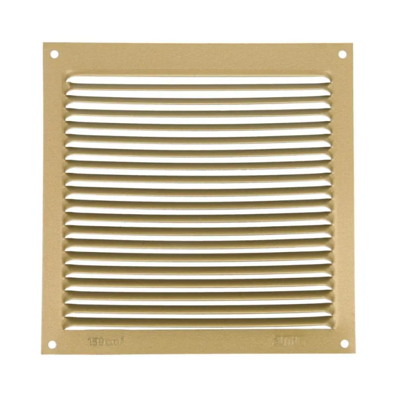 Kratka wentylacyjna 170x170x0,8mm złoty mat przykręcana mod.3 DIS