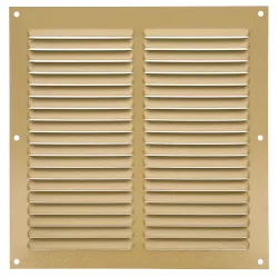 Kratka wentylacyjna 200x200x0,8mm złoty mat przykręcana mod.3 DIS