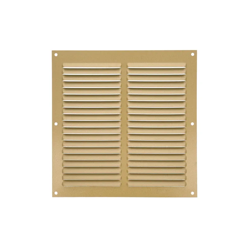 Kratka wentylacyjna 200x200x0,8mm złoty mat przykręcana mod.3 DIS