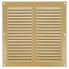 Kratka wentylacyjna 200x200x0,8mm złoty mat przykręcana mod.3 DIS