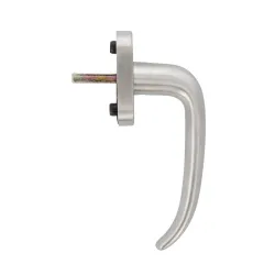 Klamka okienna ze stali nierdzewnej inox t. 7mm mod.50