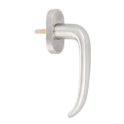 Klamka okienna ze stali nierdzewnej inox t. 7mm mod.50