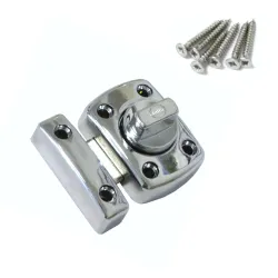 Zasuwka 30x42mm zamek nawierzchniowy chromowany mod. 388