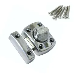 Zasuwka 30x42mm chrom połysk zamek nawierzchniowy mod. 388 DIS