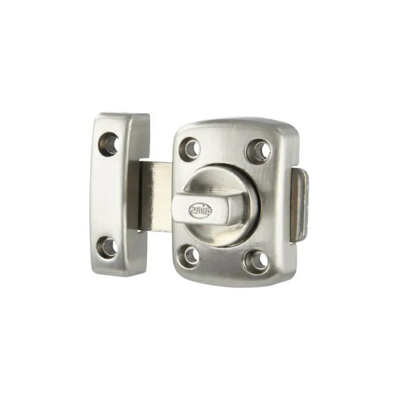 Zasuwka 30x42mm nikiel szczotkowany zamek nawierzchniowy mod. 388 DIS