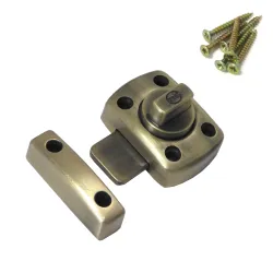 Zasuwka 30x42mm złoto antyczne zamek nawierzchniowy mod. 388