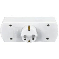 Rozgałęźnik elektryczny 3 gniazda biały mod.3210