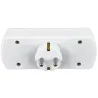 Rozgałęźnik elektryczny 3 gniazda biały mod.3210