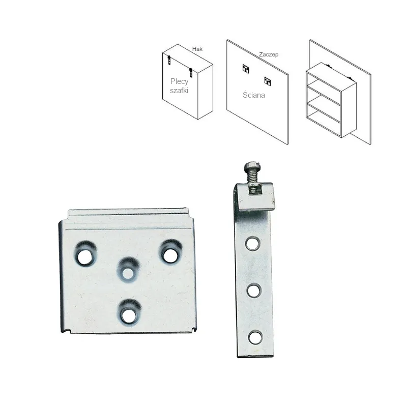 Wieszak do zawieszania szfek regulowany zaczp + hak mod. 5 EAN