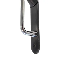 Wspornik półki stalowy czarny/chrom 180x230mm PALLADIO 23 powystawowe