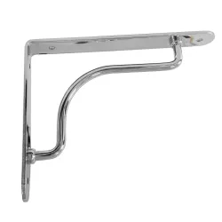 Wspornik półki stalowy chrom 180x230mm PALLADIO 23