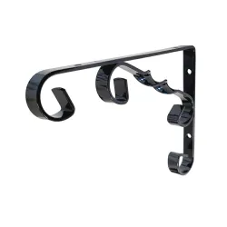 Wspornik półki stalowy czarny połysk 180x130mm COUNTRY 18