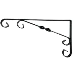 Wspornik półki stalowy czarny 280x180 mm COUNTRY 28