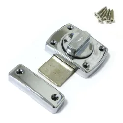 Zasuwka zamek nawierzchniowy 50x70mm chrom połysk mod. 388