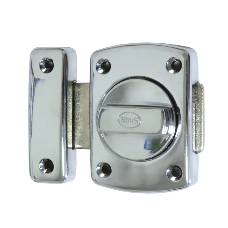 Zasuwka zamek nawierzchniowy 50x70mm chrom połysk mod. 388