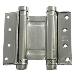 Zawias wahadłowy 100mm niklowany mod. 3037 do drzwi kowbojskich 32mm