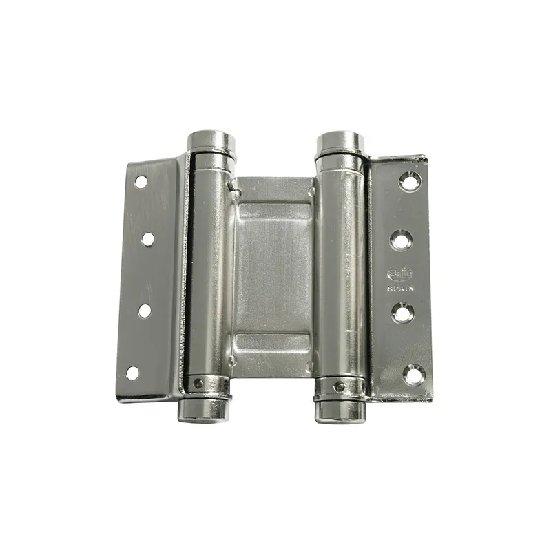 Zawias wahadłowy 100mm niklowany mod. 3037 do drzwi kowbojskich 32mm