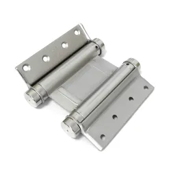 Zawias wahadłowy 100mm niklowany mod. 3037 do drzwi kowbojskich 32mm