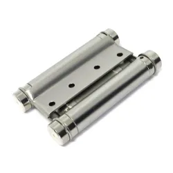 Zawias wahadłowy 100mm niklowany mod. 3037 do drzwi kowbojskich 32mm