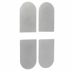 Osłonki zawiasu ECLIPSE 3.0 chrom mat komplet 4szt.