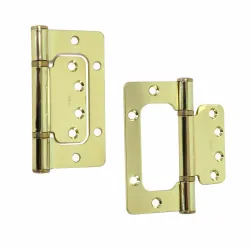 Zawias szczelinowy 101x89mm stal mosiądzowany 2szt. mod. BG1 EAN