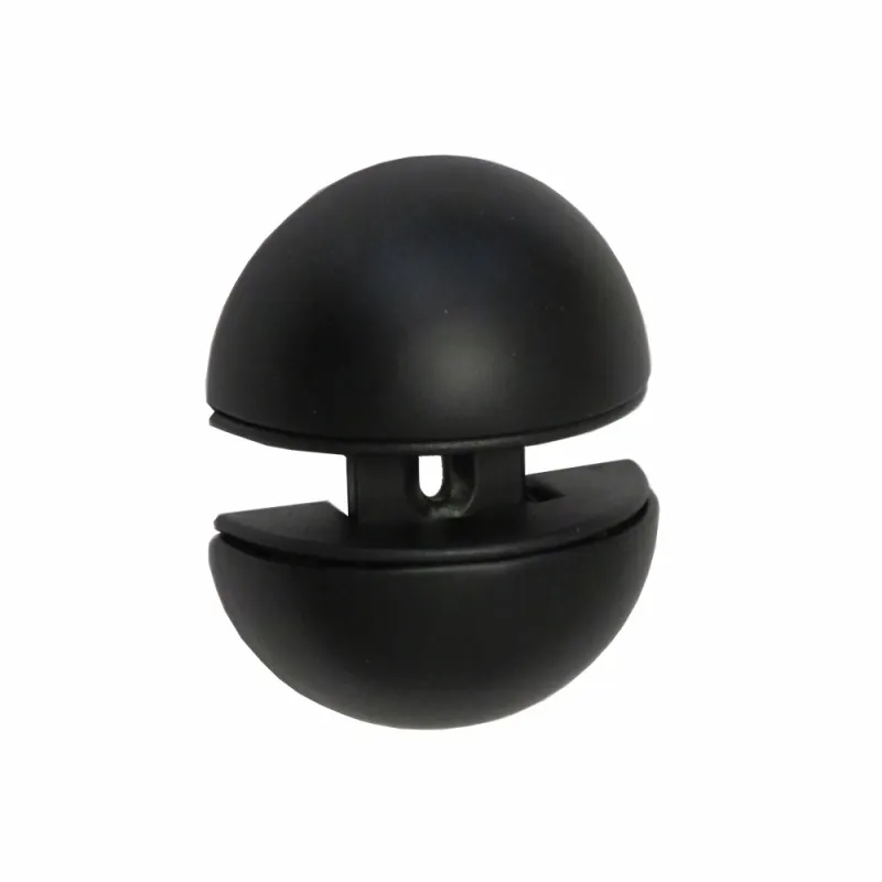 Podpórka półki szklanej czarna uchwyt do szkła 12mm mod.44