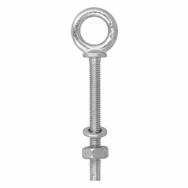 Śruba oczkowa M10x100mm fi. 16mm z nakrętką i podkładką ocynk mod. 30173