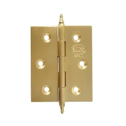 Zawias meblowy mosiężny matowy 60x50mm splatany mod. 1003