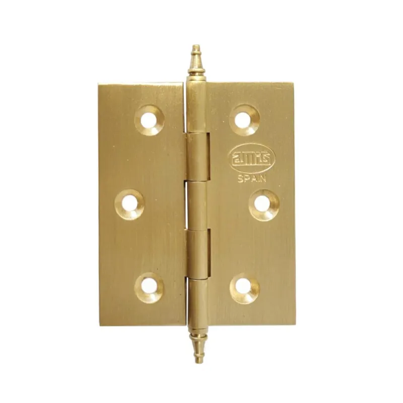 Zawias meblowy mosiężny matowy 60x50mm splatany mod. 1003