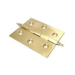 Zawias meblowy mosiężny matowy 60x50mm splatany mod. 1003