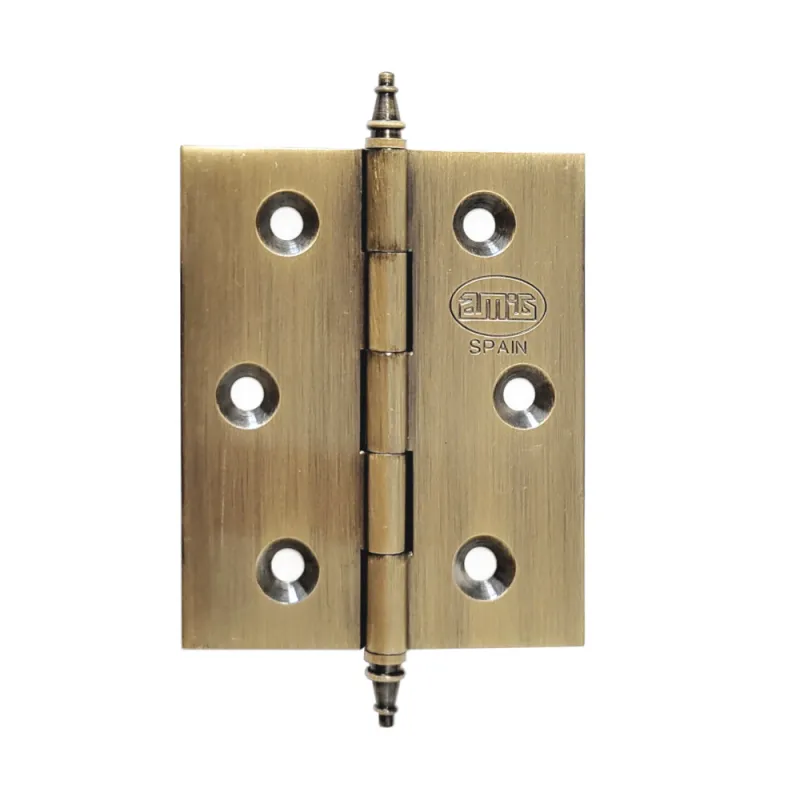 Zawias mosiężny 60x50mm złoto antyczne splatany mod. 1003