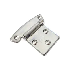 Zawias meblowy 63x40mm INOX asymetryczny mod. 6