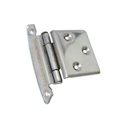 Zawias meblowy 63x40mm INOX asymetryczny mod. 6