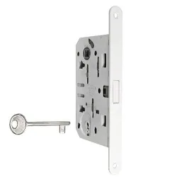 Zamek magnetyczny na klucz 90/50 F18 biały RAL9016 Mediana POLARIS 2XT